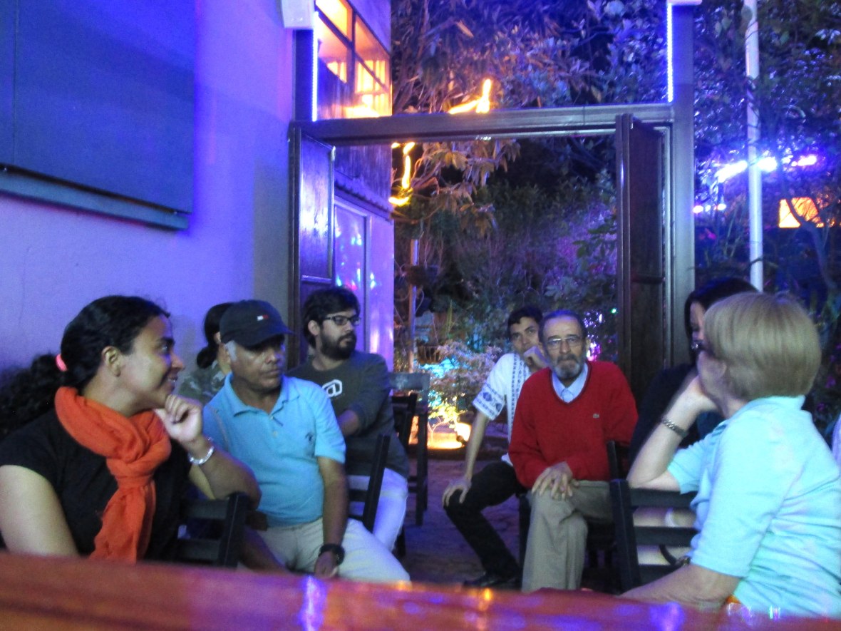 Rafal Compartiendo con algunos de los asistentes